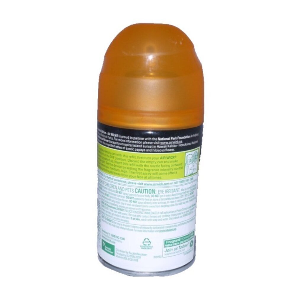 AIR WICK Freshmatic Ultra Refill 6.17 oz Hawai'i scent Limited Edition NEW 2013 - Picture 3 of 3